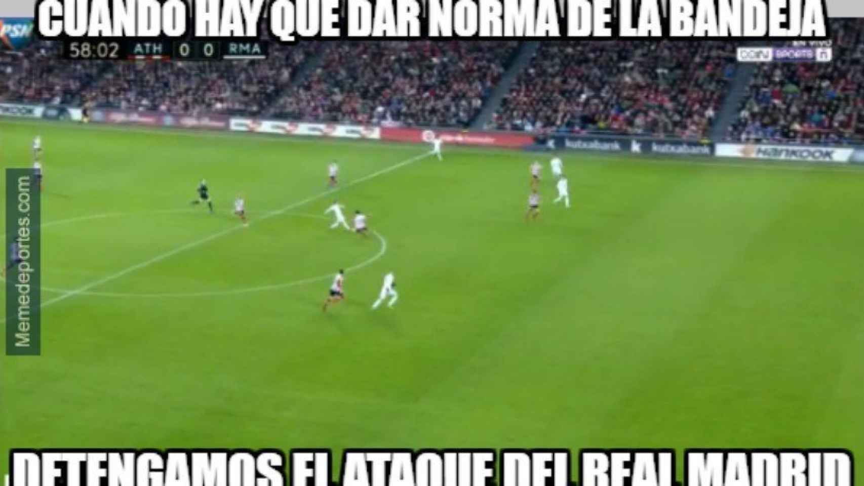 Meme del Athletic de Bilbao - Real Madrid
