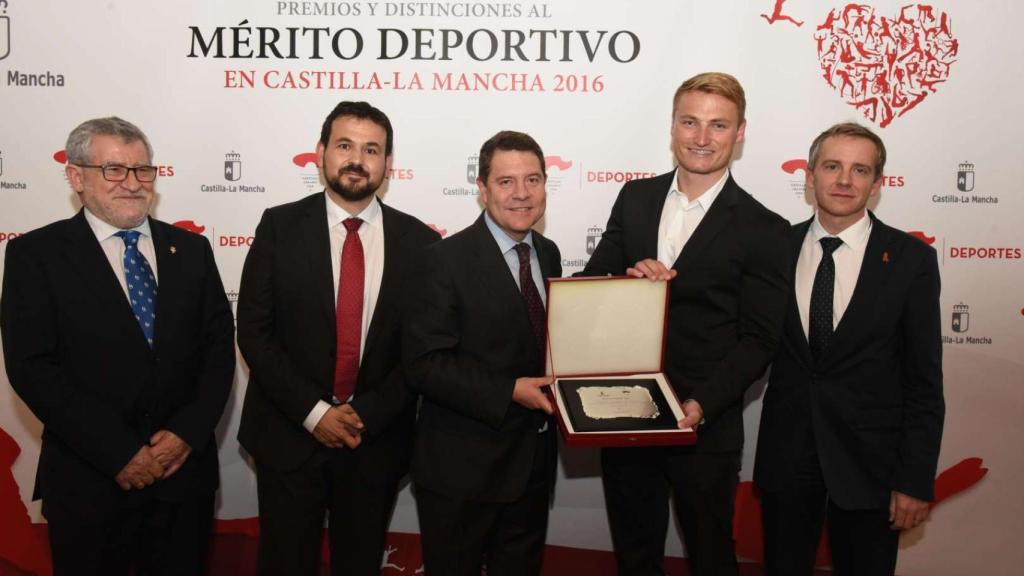 Marcus Cooper Walz fue el padrino de oro de la Gala de este año