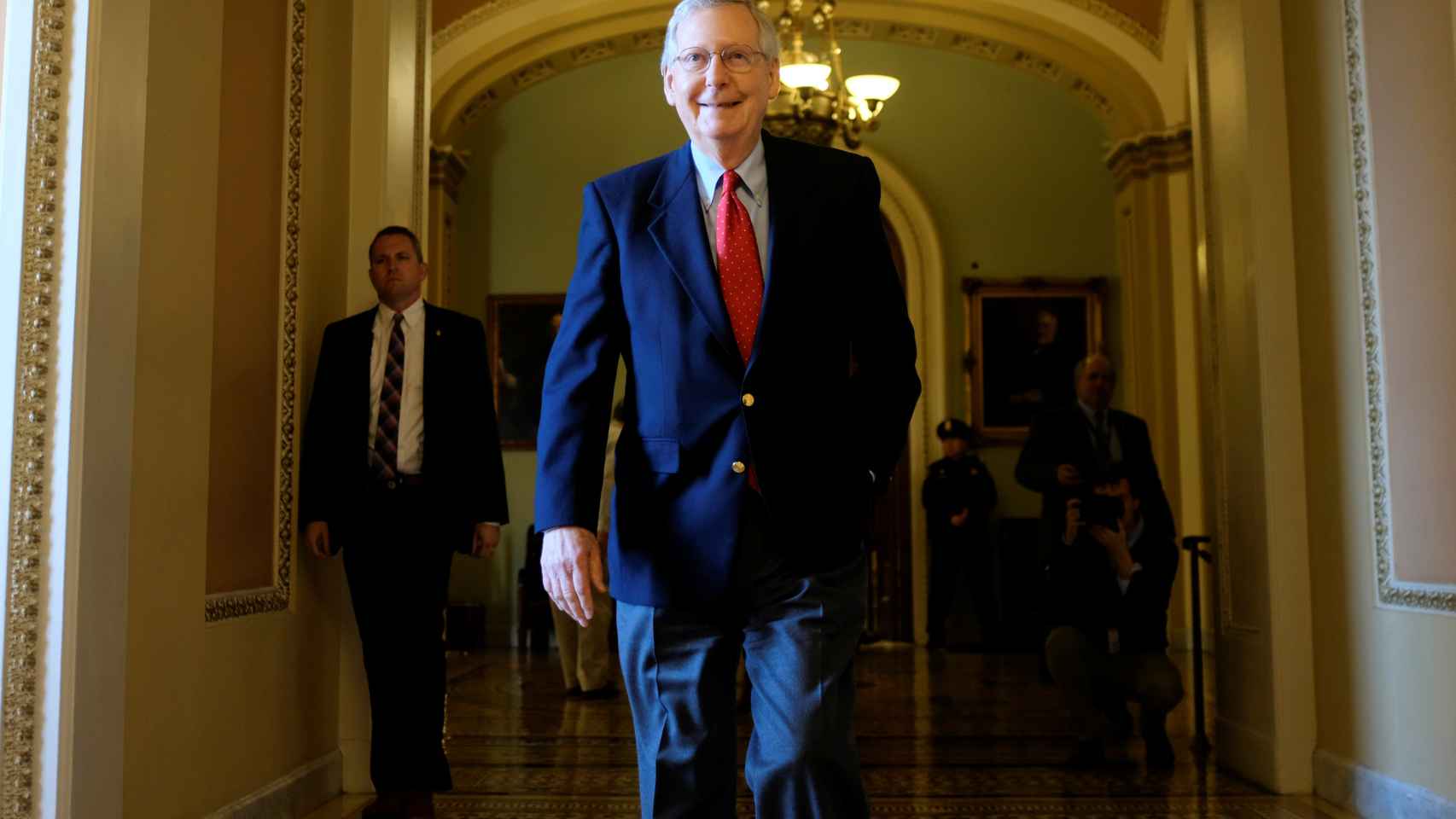 Mitch McConnell, líder de la mayoría republicana en el Senado y artífice de la aprobación de la reforma fiscal. Foto: Reuters