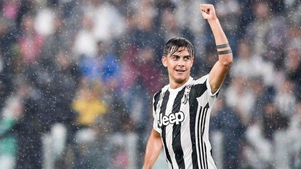 Dybal celebra un gol. Foto Twitter (@PauDybala_JR)