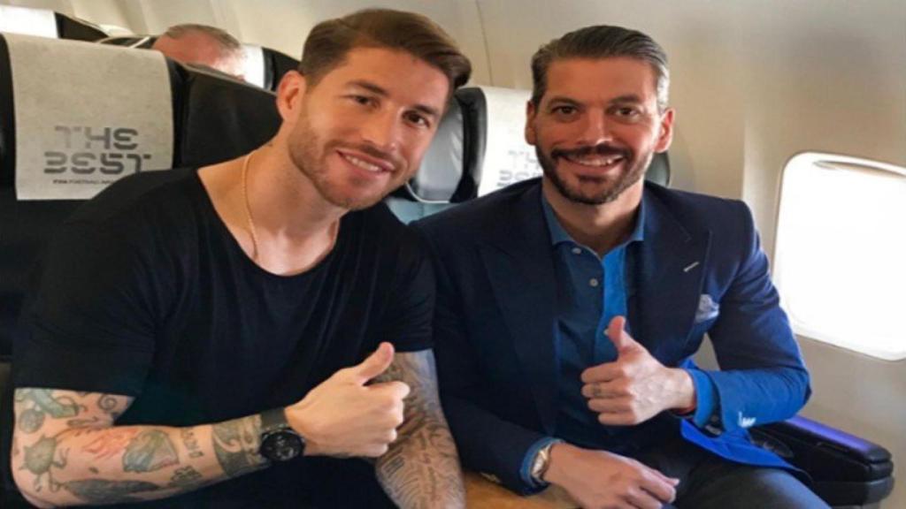 René Ramos y Sergio Ramos. Foto: Twitter (@ReneRamos)