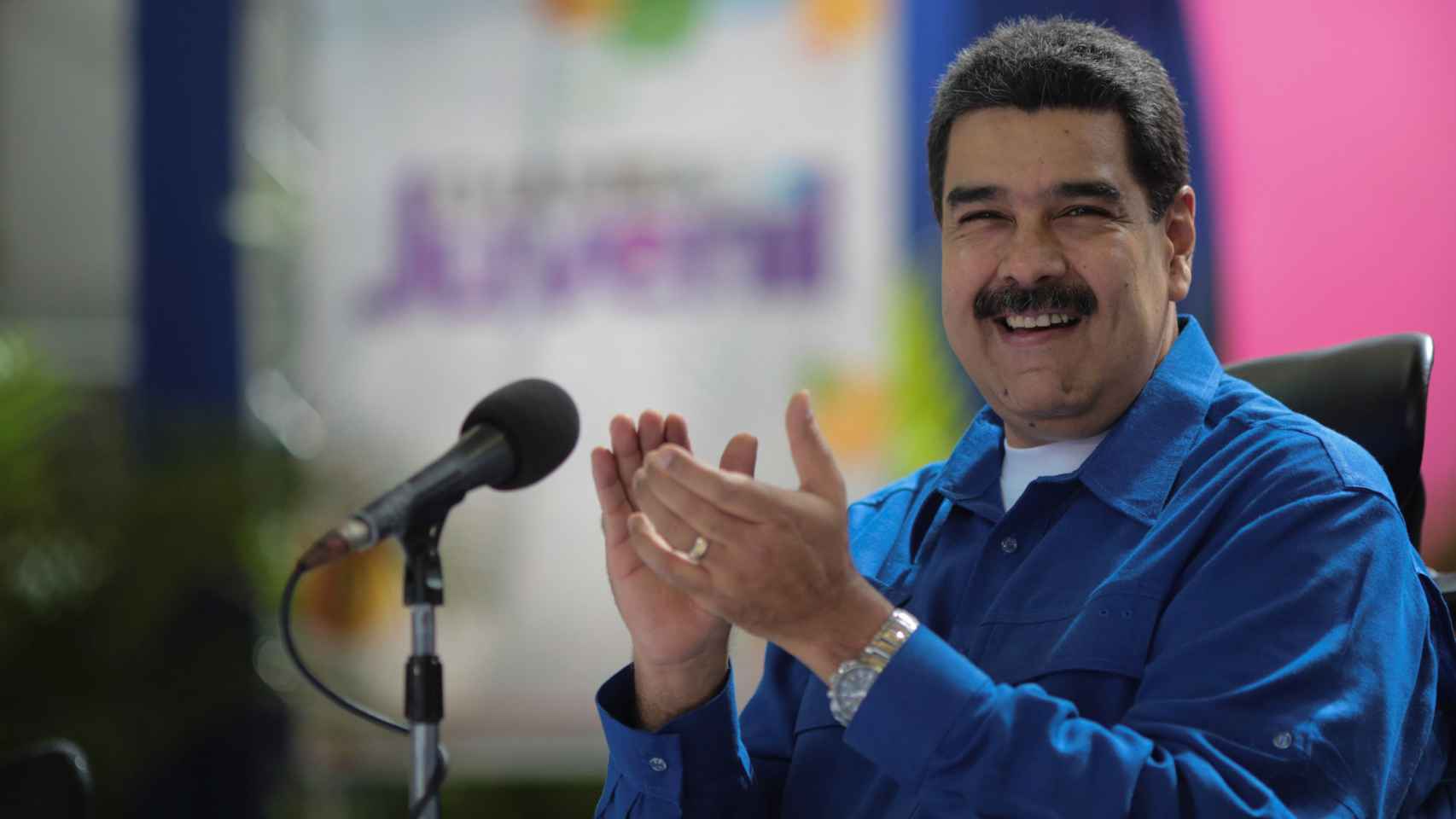 Nicolás Maduro durante un evento en Caracas.