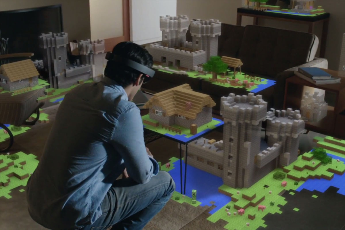 microsoft hololens minecraft realidad aumentada