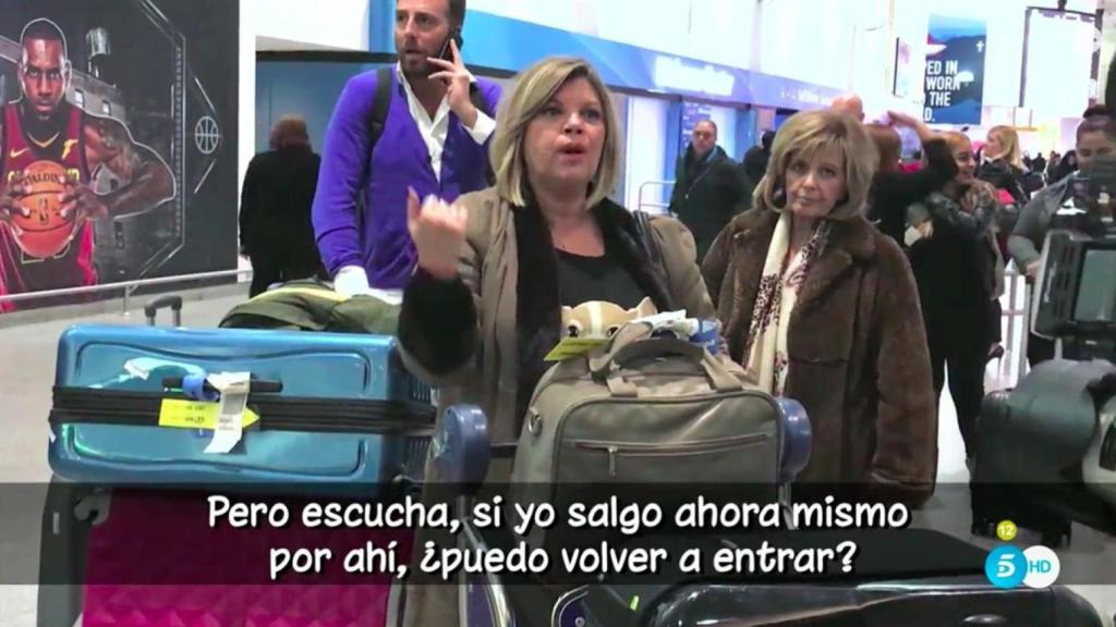 'Las Campos', en peligro: María Teresa fue retenida a su entrada en EEUU