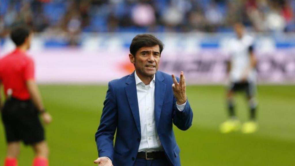 Marcelino García Toral, entrenador del Valencia. Foto: laliga.es