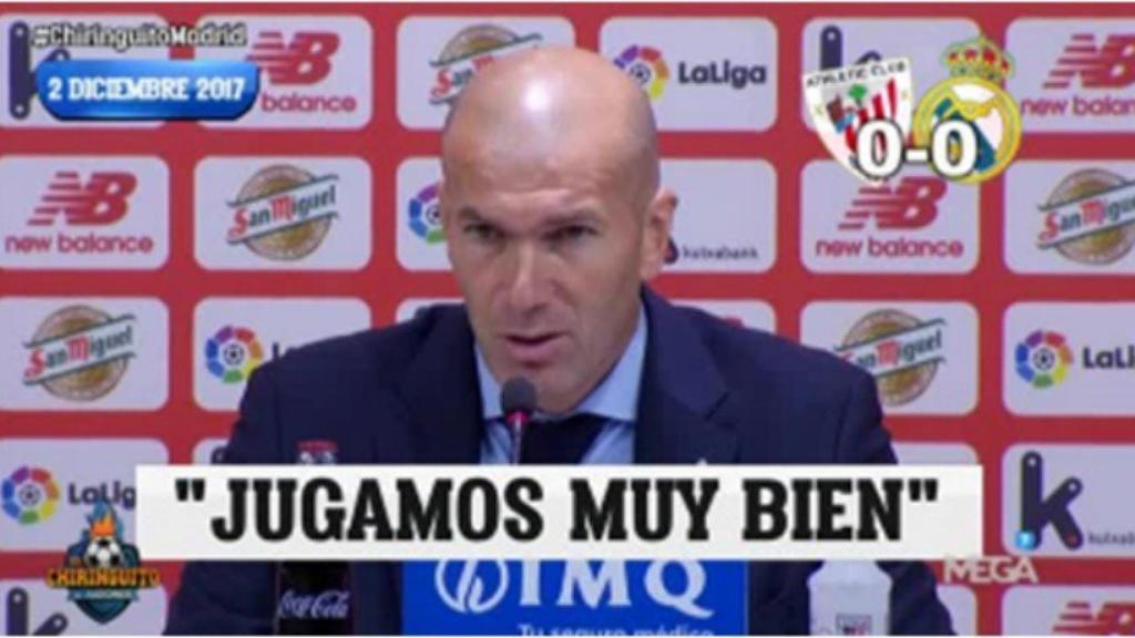 En El Chiringuito analizaron las ruedas de prensa de Zidane. Foto: Twitter (@elchiringuitotv)