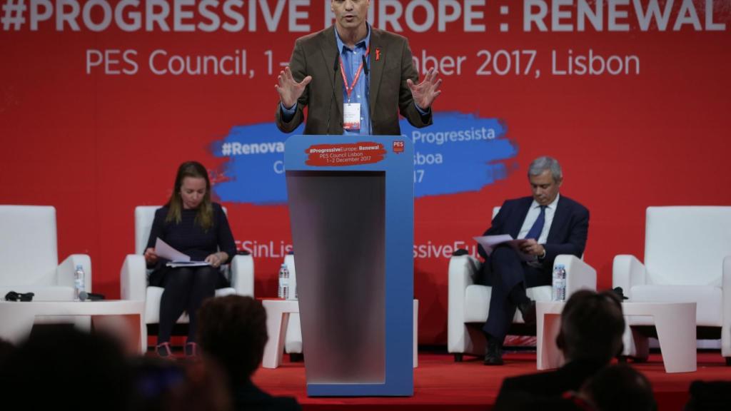 Pedro Sánchez en un acto.