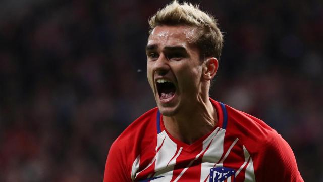 Griezmann, durante el partido.