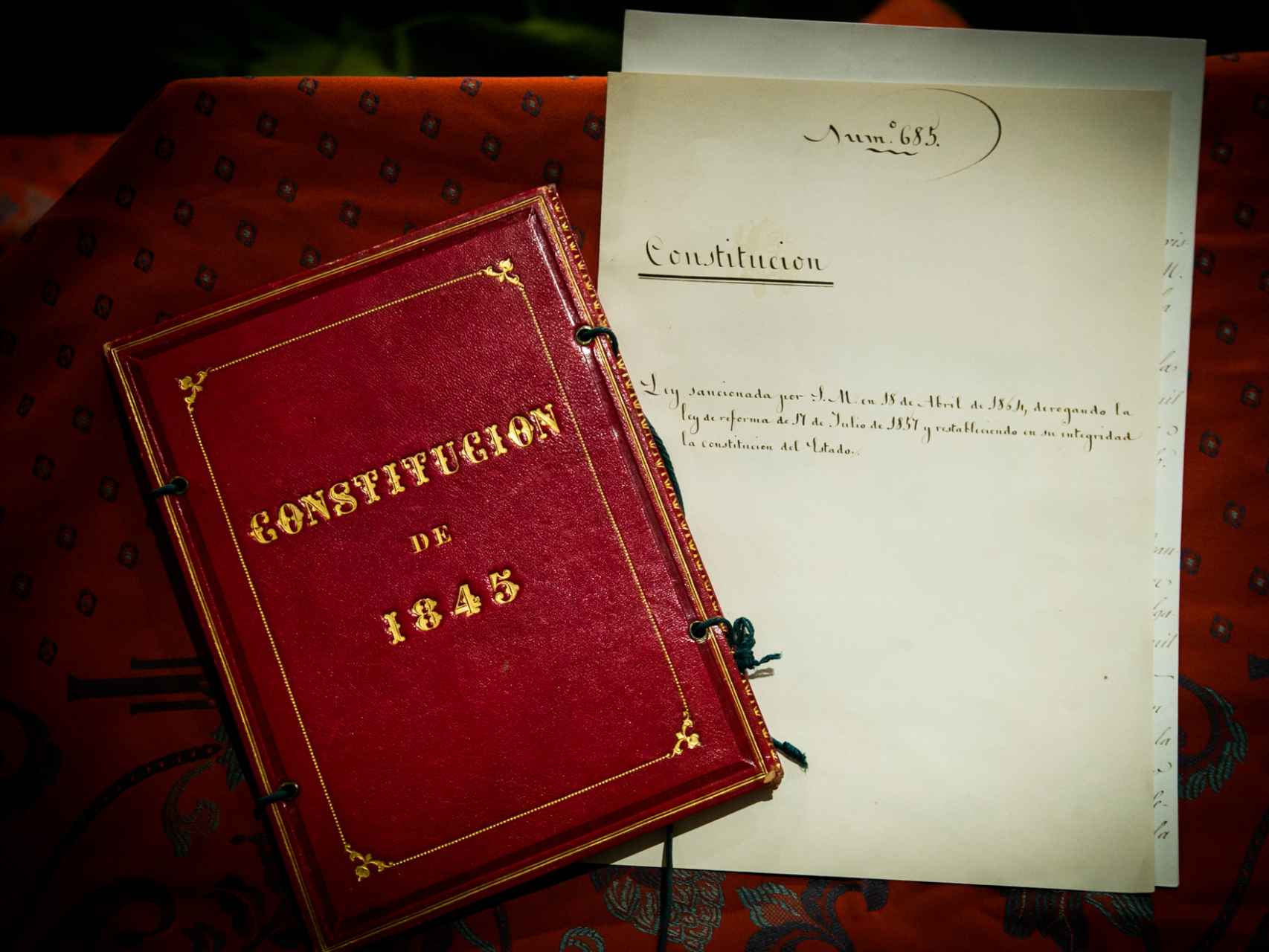 La Carta de 1845 supuso un golpe a los principios liberales.