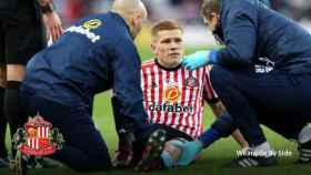 Duncan lesionado de nuevo. Foto: @SunderlandAFC