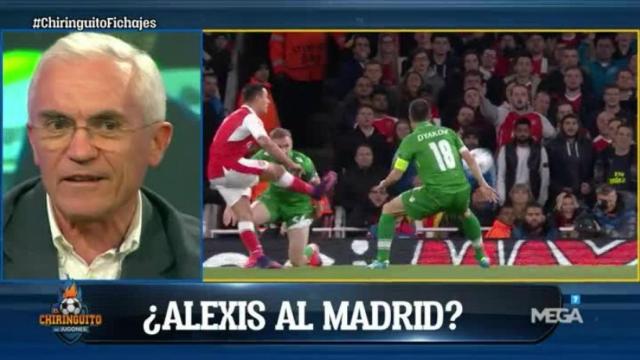 Paco García Caridad en El Chiringuito. Foto: Twitter (@elchiringuitotv)