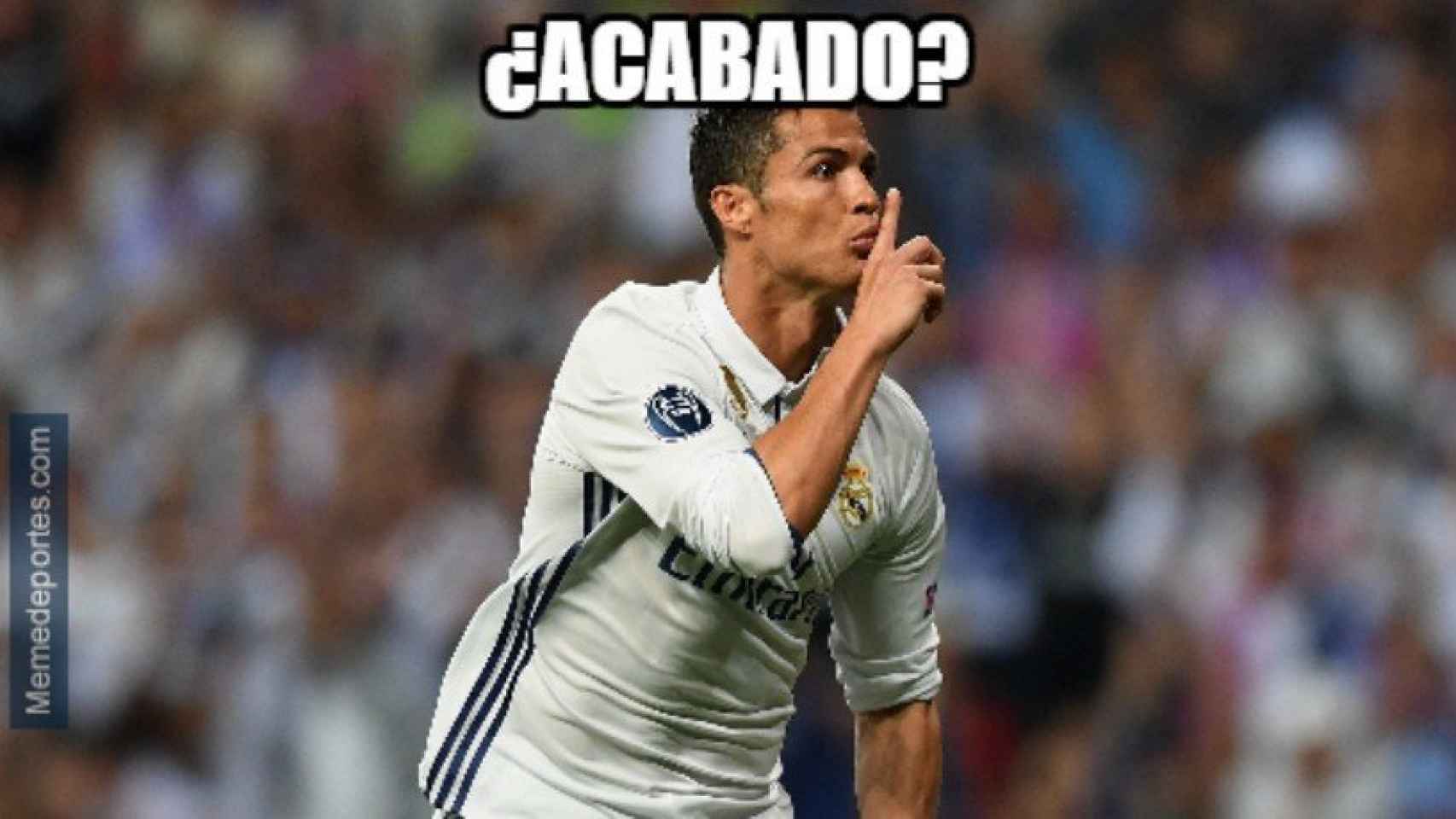 Meme de Cristiano Ronaldo. Foto memedeportes.com