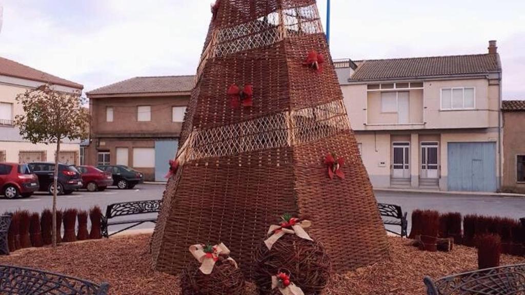 arbol navidad mimbre villoruela 2