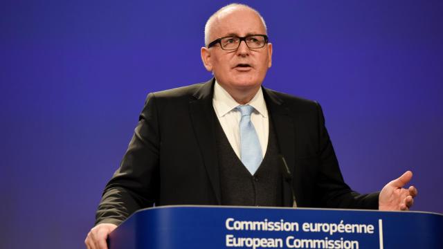 El vicepresidente de la Comisión, Frans Timmermans