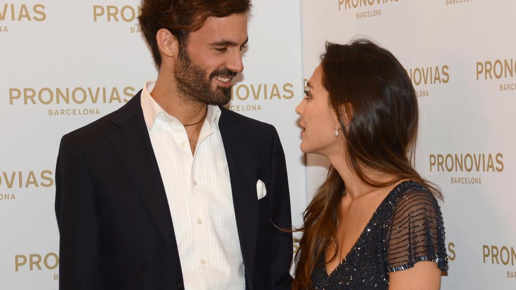 Tamara Falcó junto a Enrique Solís.