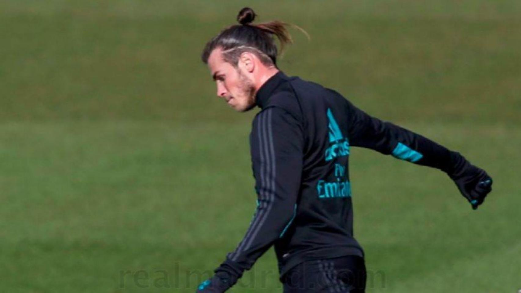 Bale entrena en Valdebebas