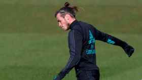 Bale entrena en Valdebebas