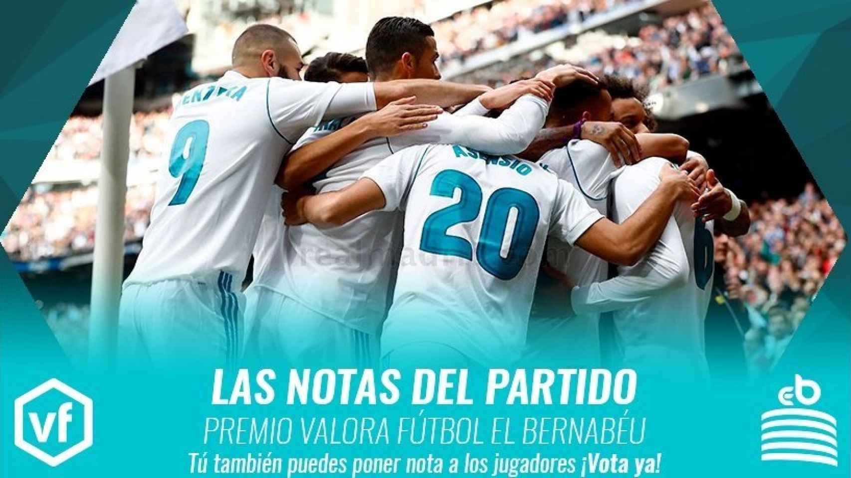 Las notas del Real Madrid - Sevilla