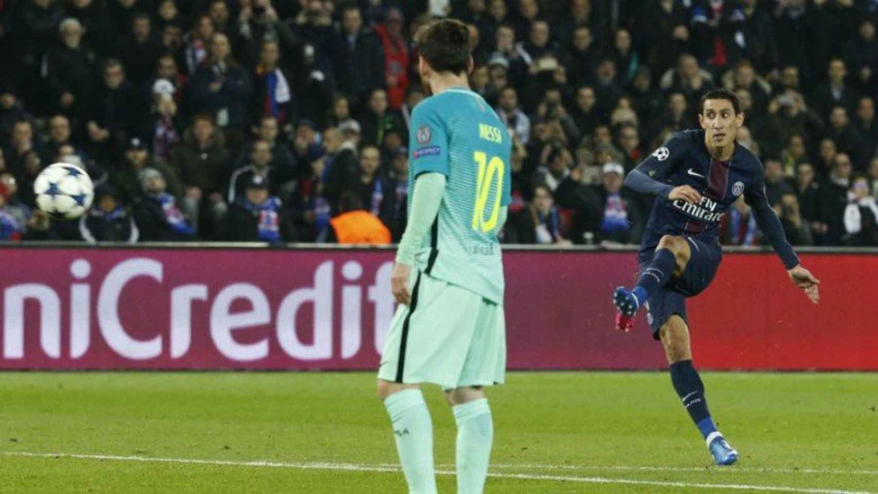 Goleada del PSG al Barcelona (4-0). Foto. psg.fr