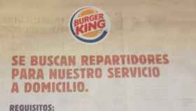 Burger King quiere que sus repartidores sean unos cerebritos