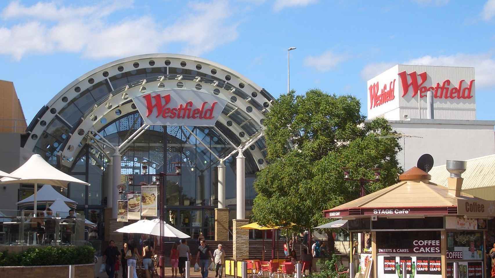 Imagen de uno de los centros comerciales de Westfield en Australia.