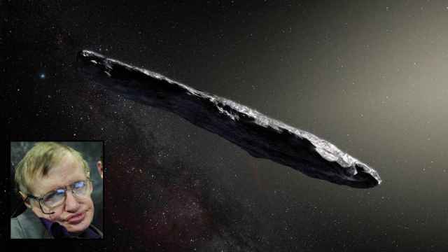 La representación de Oumuamua / Stephen Hawking