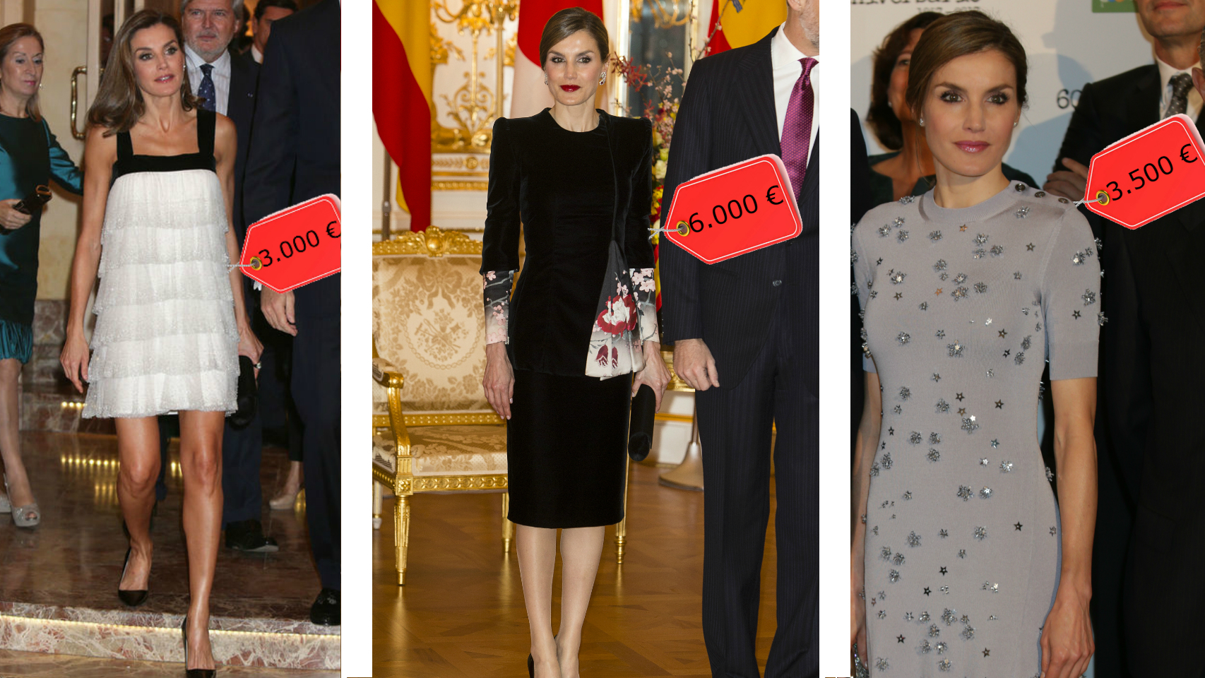 Los vestidos que la reina Letizia ha estrenado este año