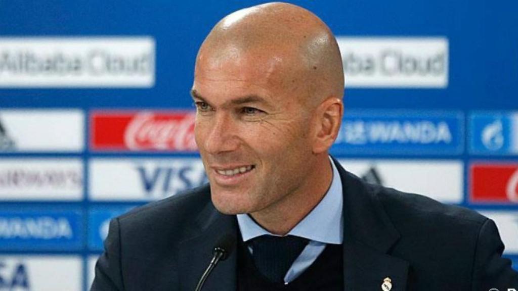 Zidane, en rueda de prensa