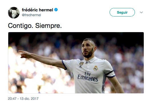 Hermel sale en defensa de Benzema y pide la vuelta de la BBC