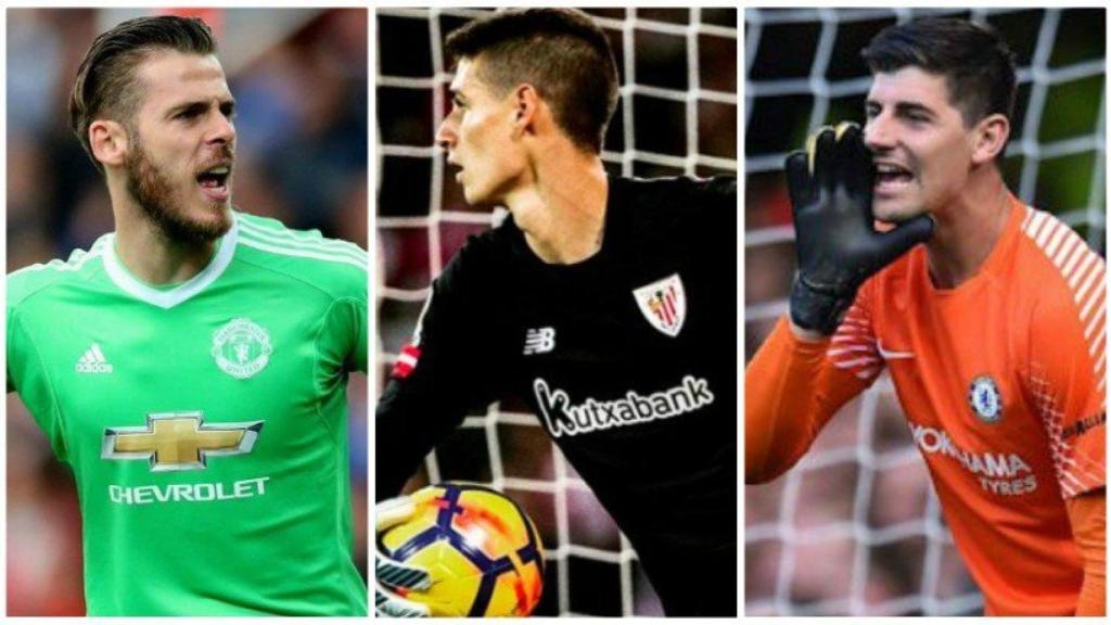 De Gea, Kepa y Courtois