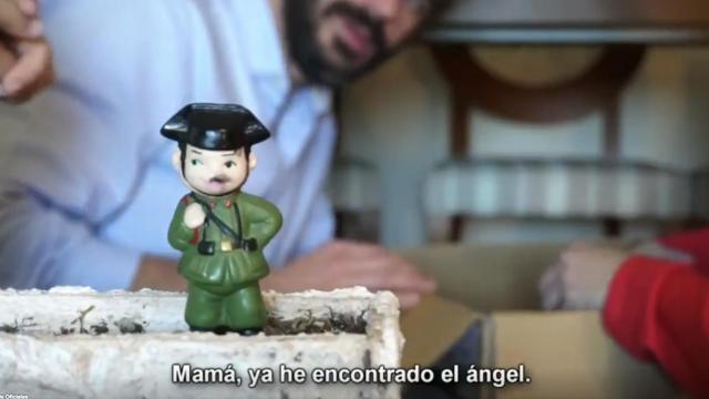 Una imagen del vídeo navideño de la Unión de Oficiales de la Guardia Civil.