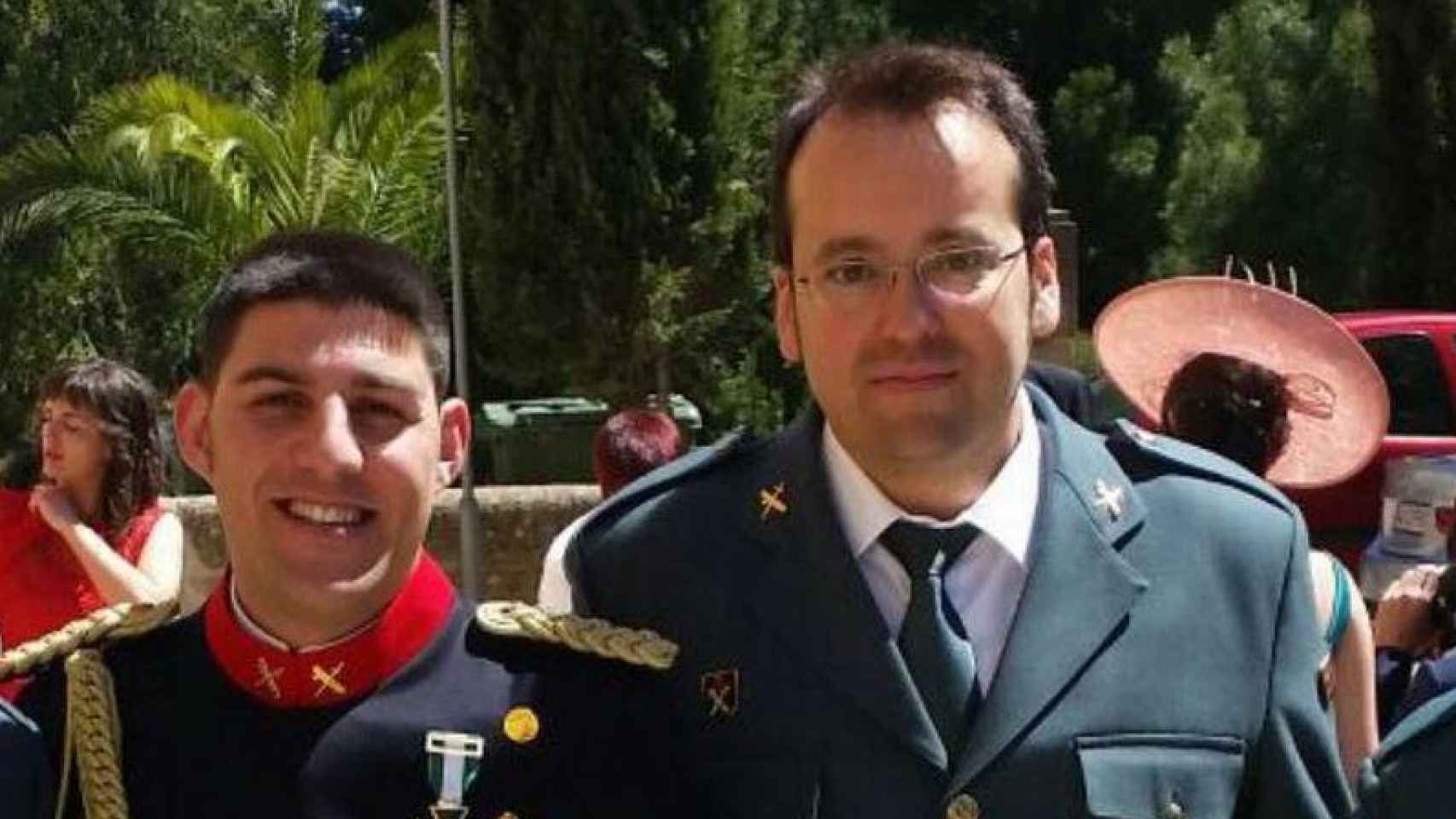 Víctor y Jesús , los dos guardias civiles asesinados en Andorra