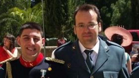 Víctor y Jesús , los dos guardias civiles asesinados en Andorra