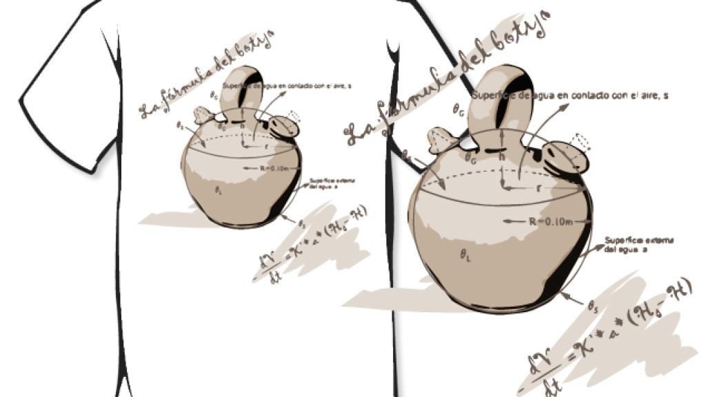 Uno de los diseños que se venden con la fórmula (incompleta) del botijo.