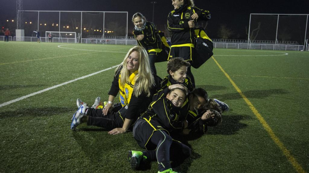 Ana Palomo, 'la presi' del Club  de fútbol base COLSPE.