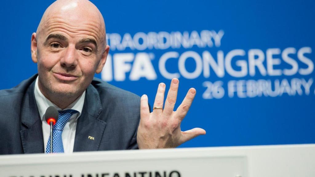 Gianni Infantino, presidente de la FIFA.