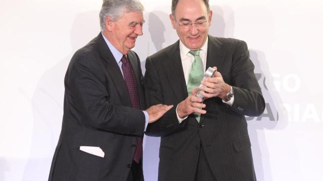 El presidente de Iberdrola, Ignacio Sánchez Galán, en la entrega de los premios del grupo Vocento.