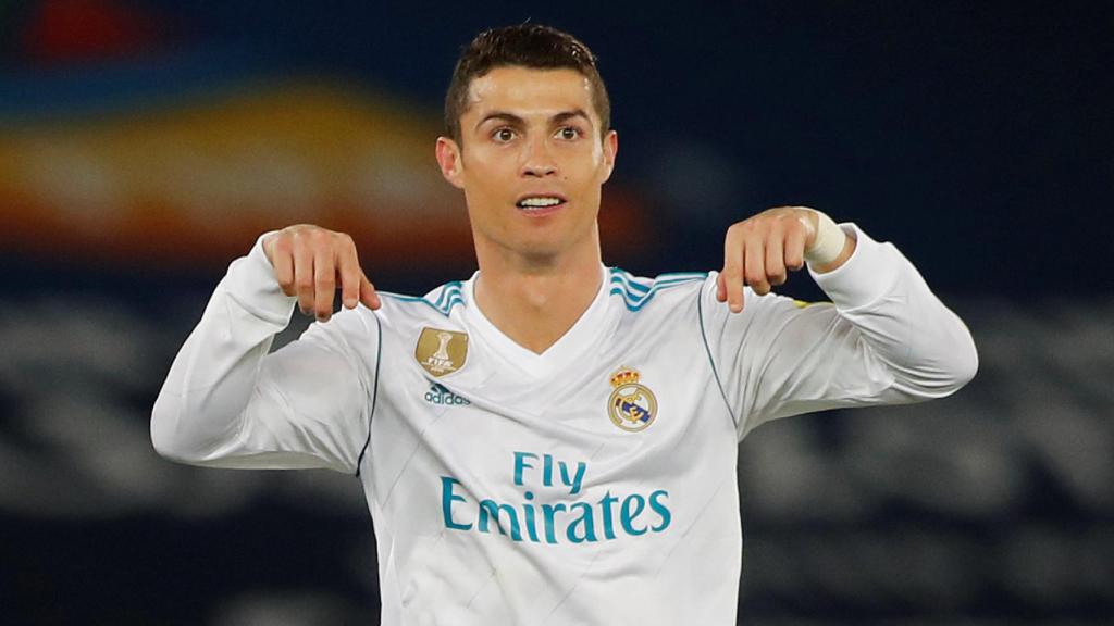 Cristiano celebra su gol al Gremio en la final del Mundial de Clubes.