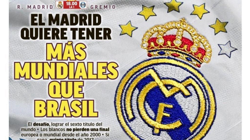 Portada MARCA (16/12/17)