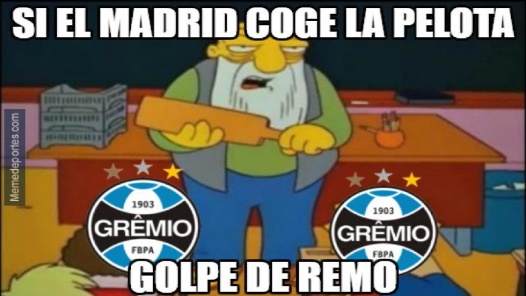 Meme de la final del Mundial de Clubes entre Real Madrid y Gremio. Foto: memedeportes.com