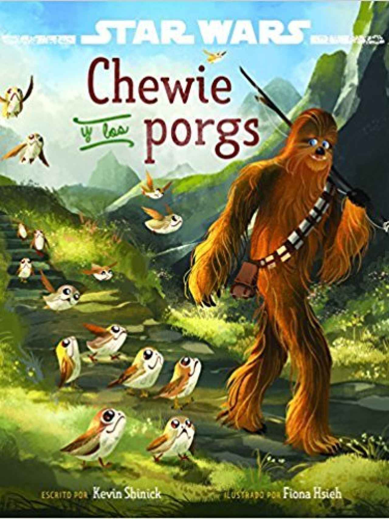 Chewie y los porgs