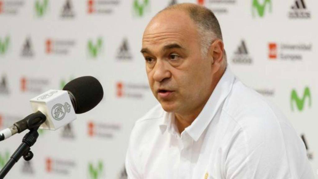 Pablo Laso, en rueda de prensa