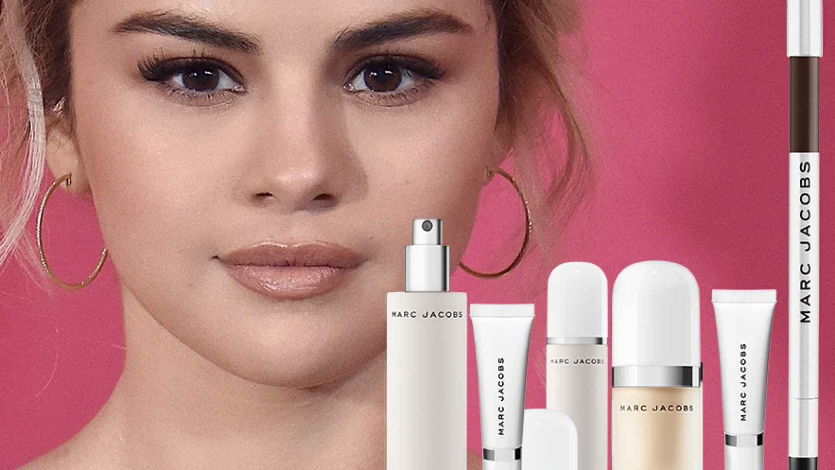 La línea de maquillaje de Selena Gómez by Marc Jacobs.