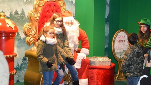 Papá Noel en El Corte Inglés de Salamanca,/ Archivo