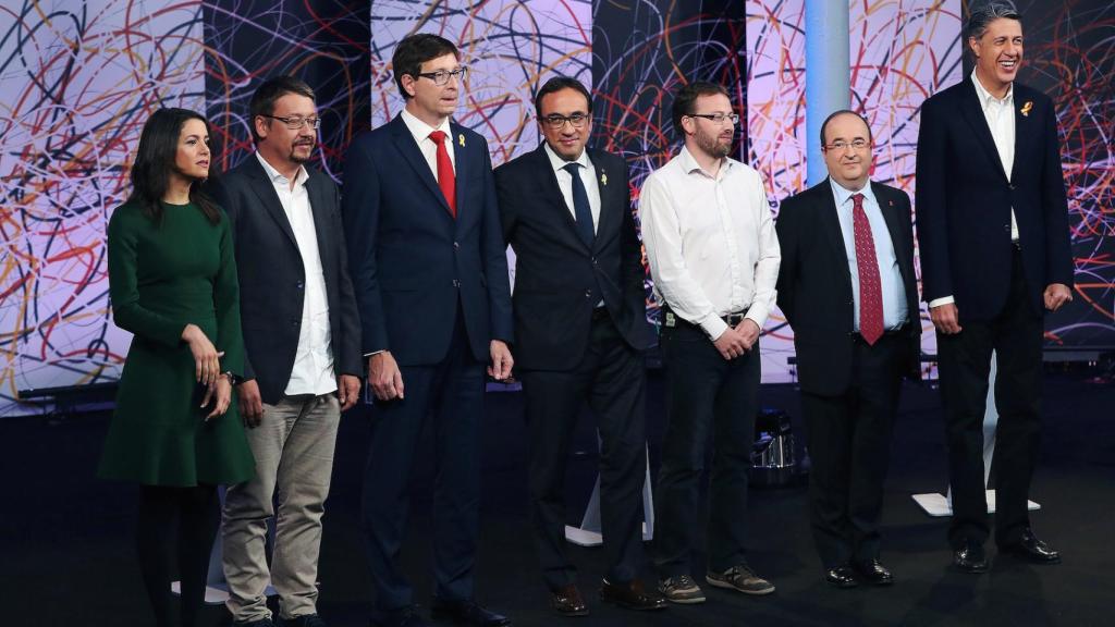 Los participantes en el debate de La Sexta de este domingo.