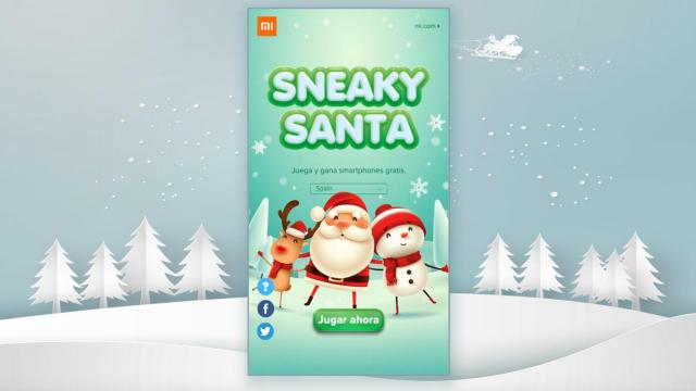 Móviles gratis de Xiaomi y más regalos con SneakySanta