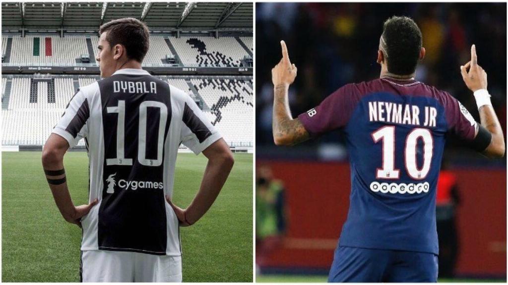 Dybala y Neymar