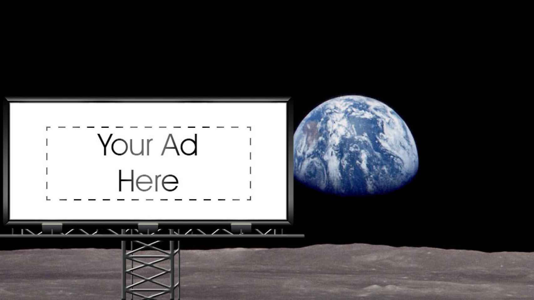 anuncio la tierra la luna