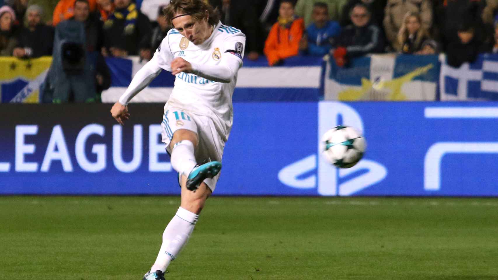 Modric, en un partido del Real Madrid esta temporada.
