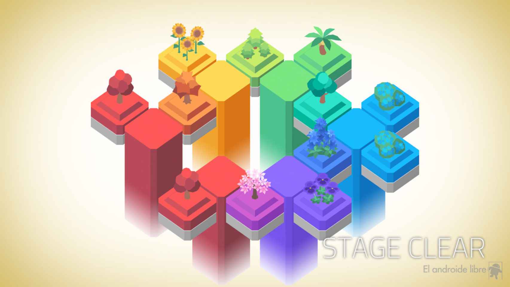 Colorzzle es un juego de puzles donde el color es lo más importante